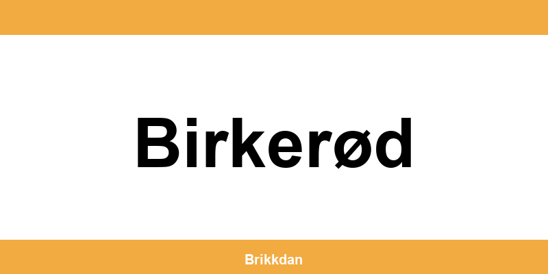 Åbningstider for STARK i Birkerød